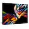 Designart - Kissing Minds Graphic Art - Abstract Canvas Art Print